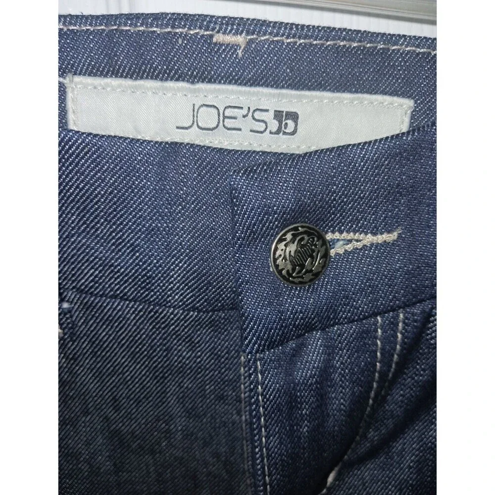 Joes Jeans Bermuda Jean Shorts Folded‎ Women's Size 33 Dark Blue